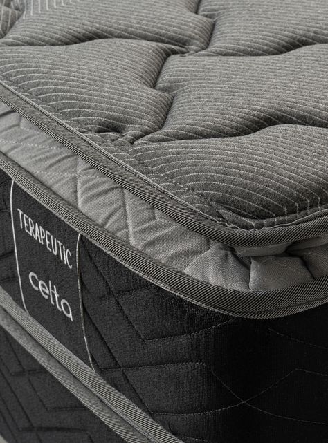 Cama Europea Terapeutic 2 Plazas Base Dividida + Respaldo Merci + Velador Malaga Honey-2