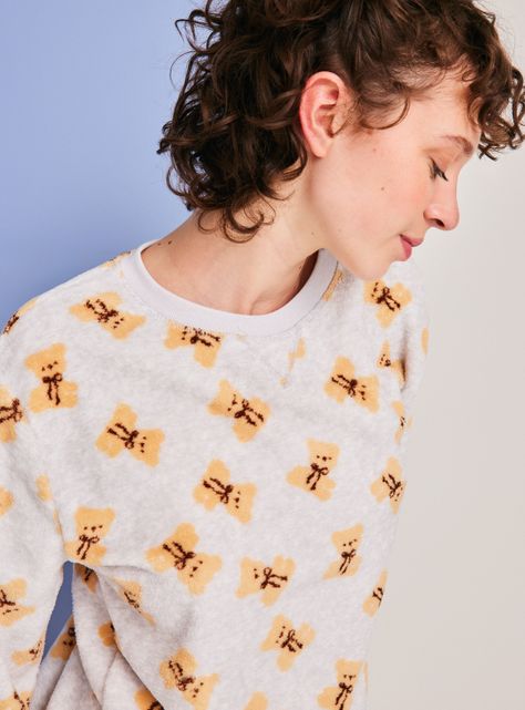 Pijama Full Print Coral Fleece-2