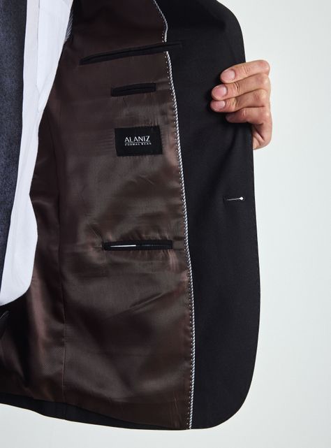 Traje Recto Textura Color Slim Fit  -2