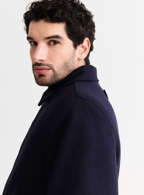 Chaqueta Recta Paño Liso-3