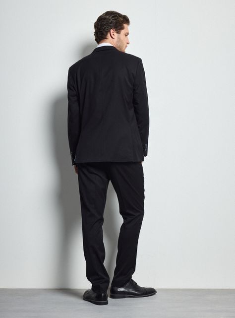 Traje Recto Texturado Slim Fit Doble Tapa-5
