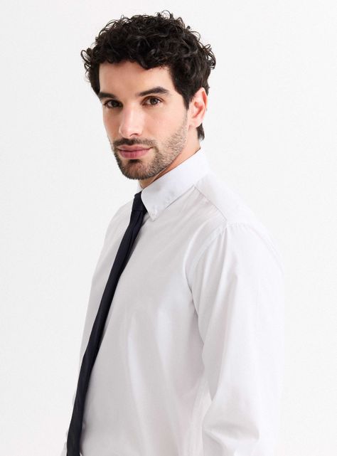 Camisa Blanca Slim Fit -3
