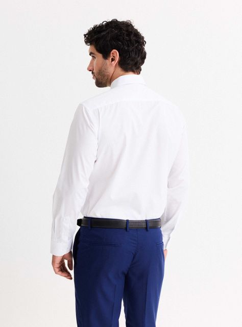 Camisa Blanca Slim Fit -1