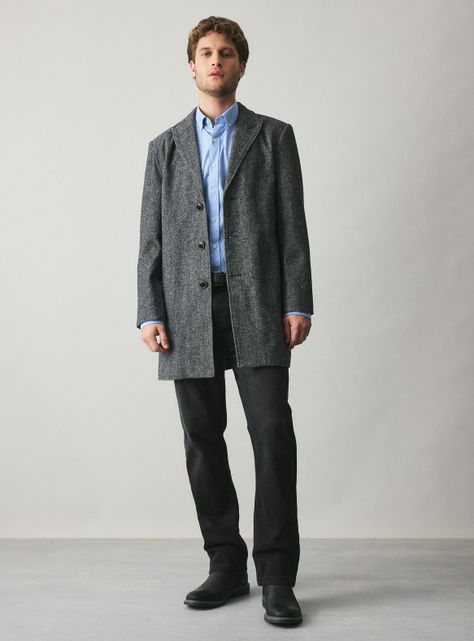 Abrigo Recto Tweed-4