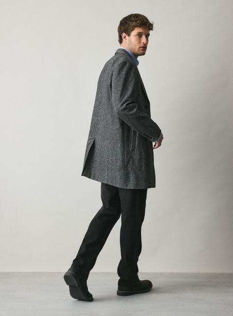 Abrigo Recto Tweed-5
