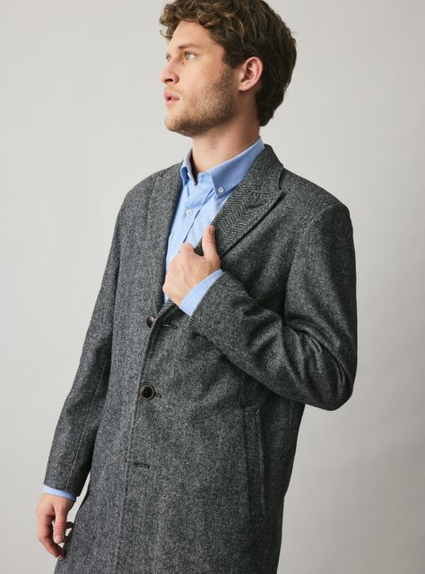 Abrigo Recto Tweed-3