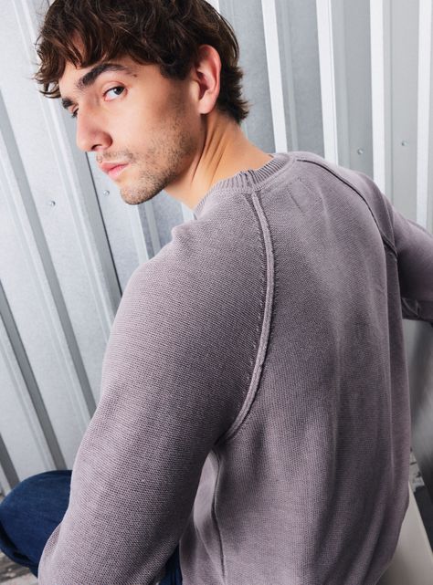 Sweater Melange Con Lana-3