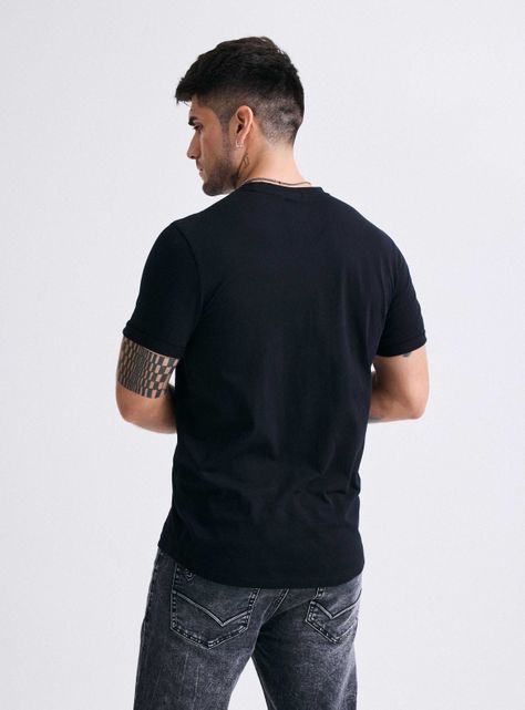 Polera Print Front Logo Terciopelo-1