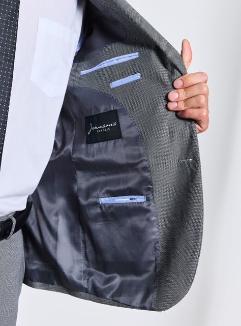 Traje Recto Regular Fit Fantasía Ojo de Perdíz-3