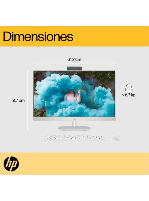 All in One 27-cr0011la AMD Ryzen 7 16GB RAM 512GB SSD 27" FHD Windows 11 Home Single Language -1