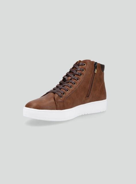 Zapatilla Outdoor Caña Alta Cordones Hombre-1