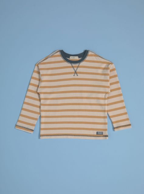 Polera Rayas Textura Niño-0
