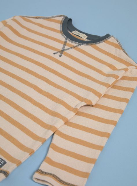 Polera Rayas Textura Niño-2