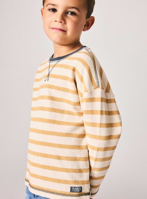 Polera Rayas Textura Niño-4