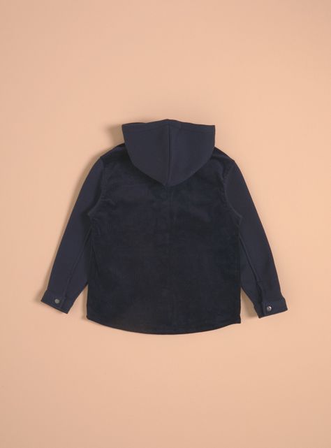 Chaqueta Mix Cotelé Fleece-1