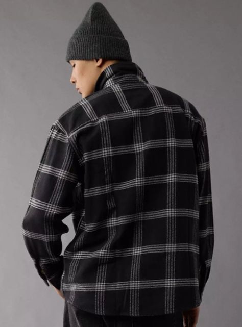 Camisa Flannel AE Diseño Escocés-1