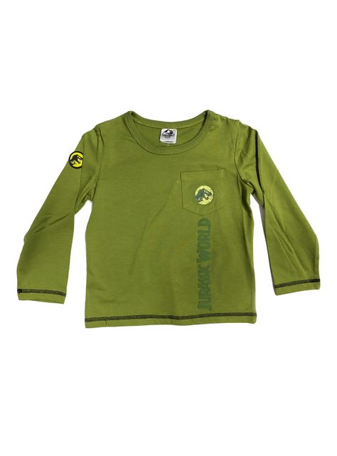 Polera con Bolsillo Jurassic Musgo-0