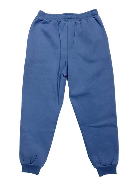 Pantalón de Buzo Estampado Azul-1