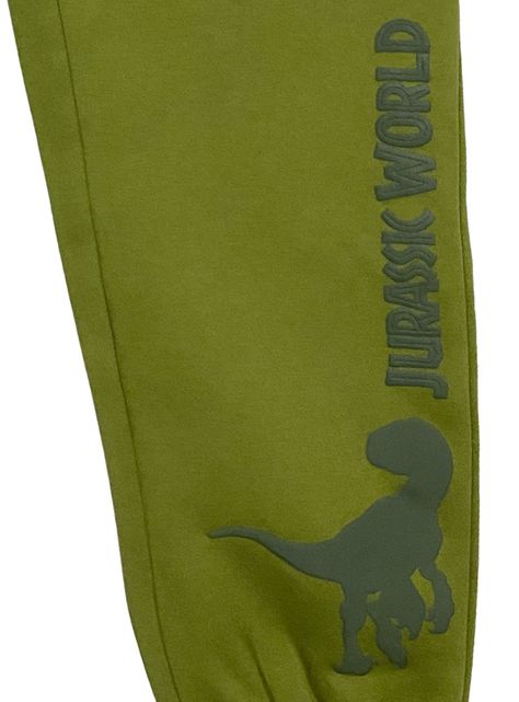 Pantalón de Buzo Estampado Verde-2