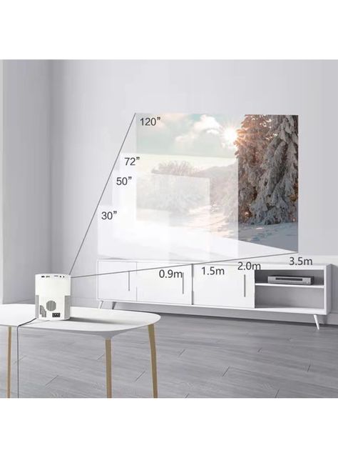 Proyector LED Portátil 360º Full HD Home Cinema-11