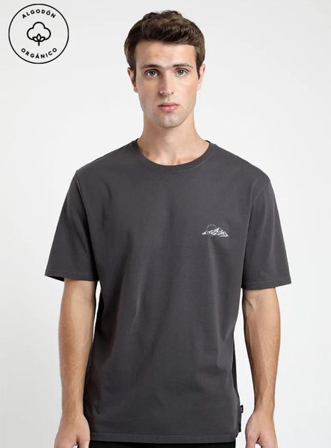 Polera View Grafito Algodón Orgánico-2