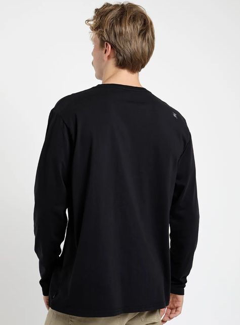 Polera Bolsillo Manga Larga Algodón-1