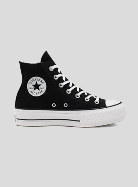 Zapatilla Urbana Plataforma Negra Mujer-0