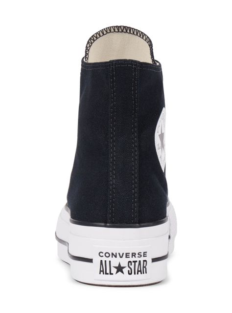 Zapatilla Urbana Plataforma Negra Mujer-2