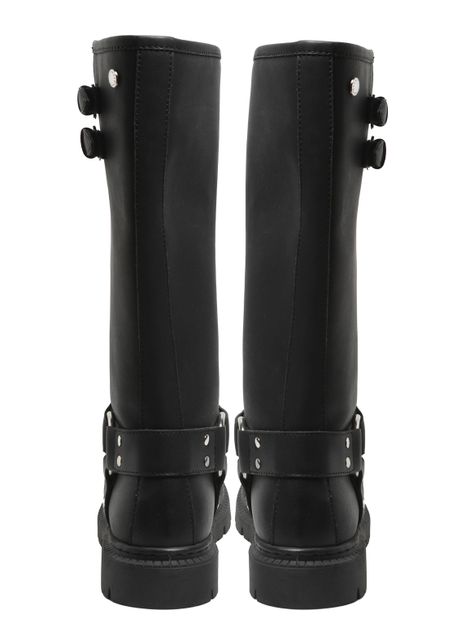 Bota Cuero Hebilla 250366 Mujer-4