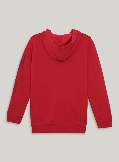 Polerón Rojo con Diseño en Manga-1
