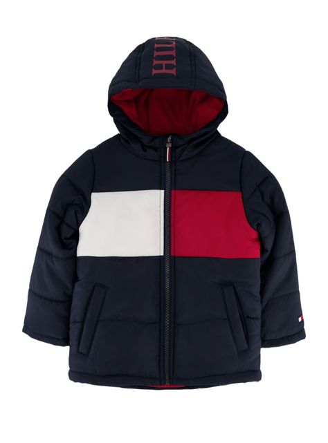 Parka Niño Block Azul-0