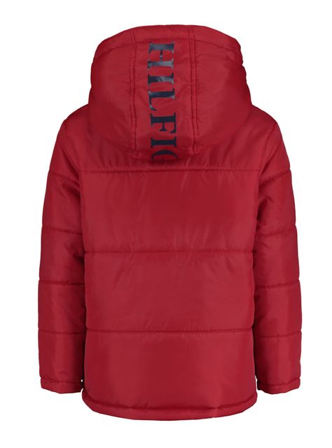 Parka Niño Block Rojo-1