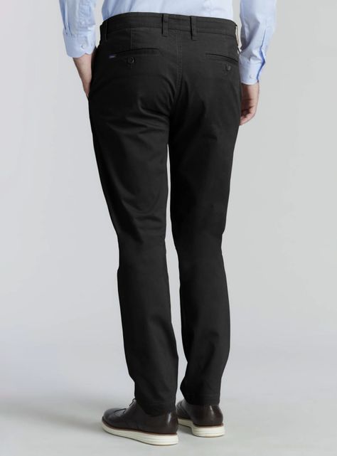 Pantalón Twill Sin Plisado-1