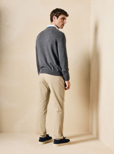 Sweater Cuello V Classic Of-5