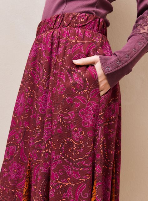 Falda con Mix Print-2