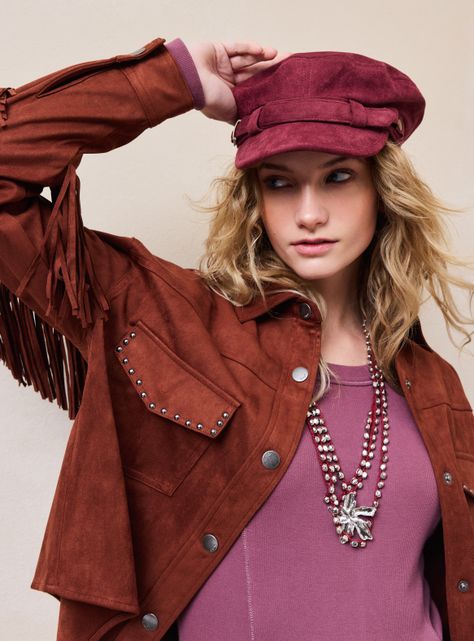 Chaqueta con Flecos en Espalda y Mangas y Tachas-2