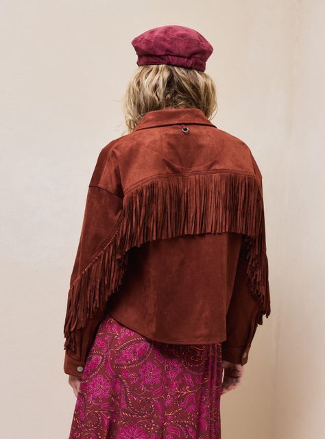 Chaqueta con Flecos en Espalda y Mangas y Tachas-1