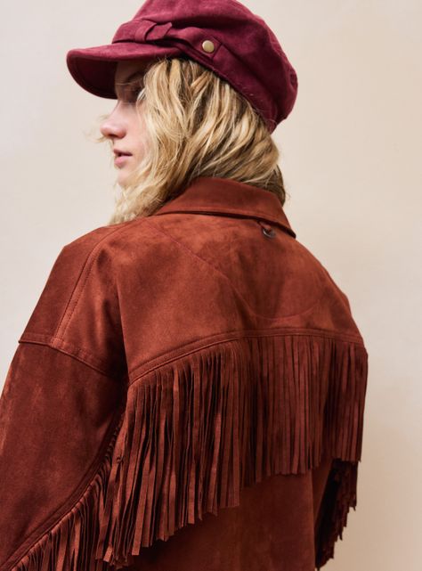 Chaqueta con Flecos en Espalda y Mangas y Tachas-3