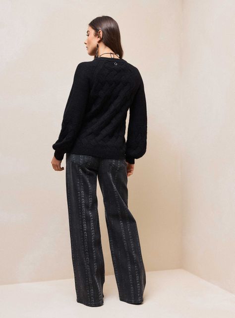 Sweater Diseño Trenzado-5