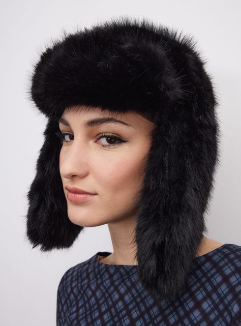 Gorro Aviador Efecto Pelo-3