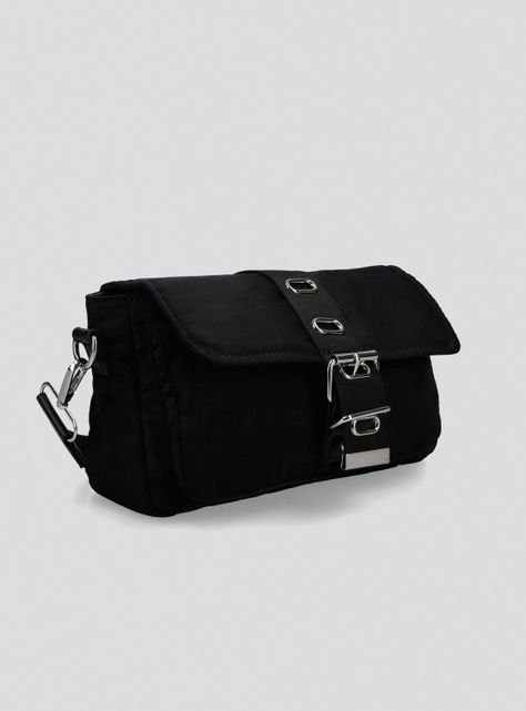 Cartera Crossbody Textil con Hebilla-1