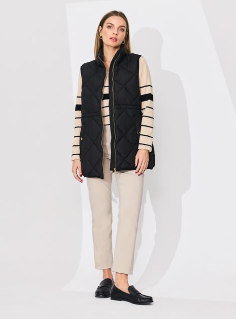 Parka sin Mangas con Cintura Ajustable-4