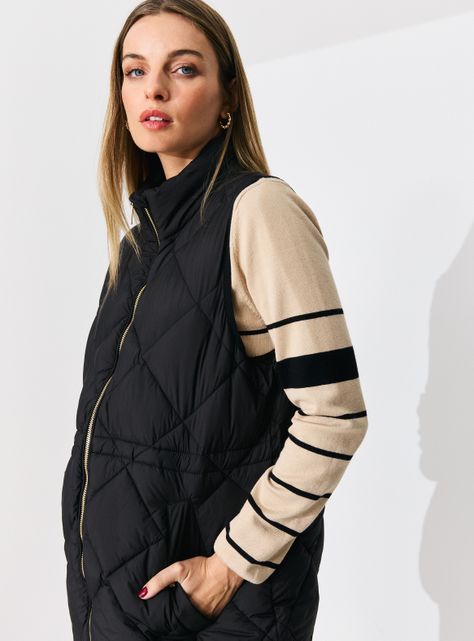 Parka sin Mangas con Cintura Ajustable-2