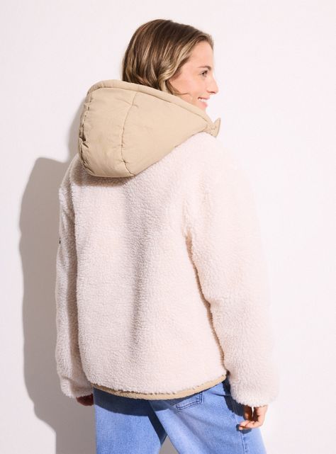 Polar Chiporro con Gorro y Bolsillo Parche-1