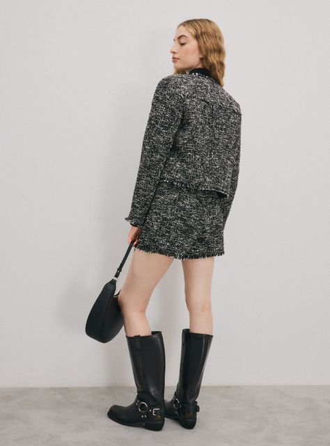 Chaqueta Tracker Tweed con Botones-5