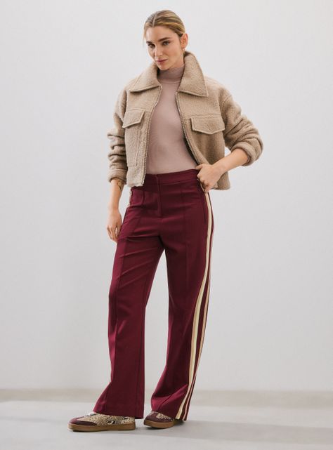 Pantalón con Raya de Color-4