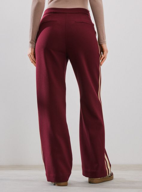 Pantalón con Raya de Color-1
