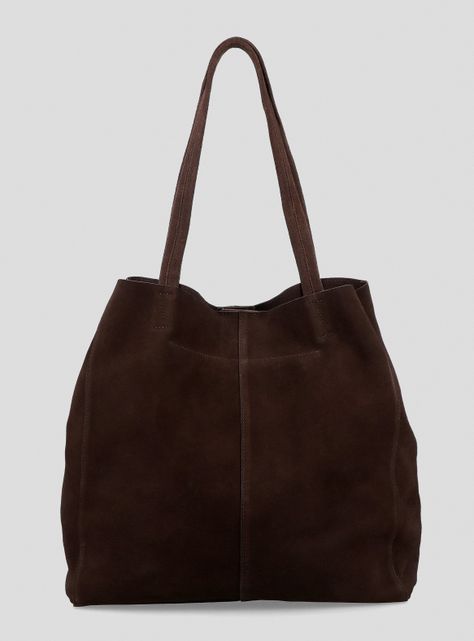 Cartera Totebag Cuero Textura Café Moro C del Pilar-4