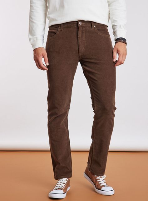 Pantalón Tiro Medio Regular Fit-0