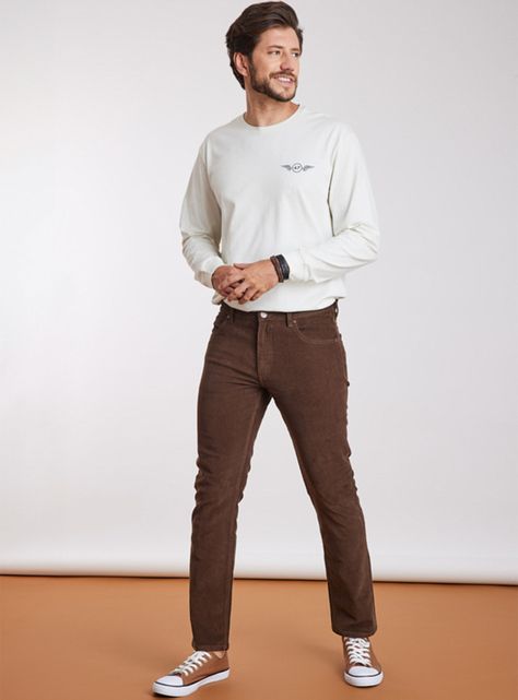 Pantalón Tiro Medio Regular Fit-3